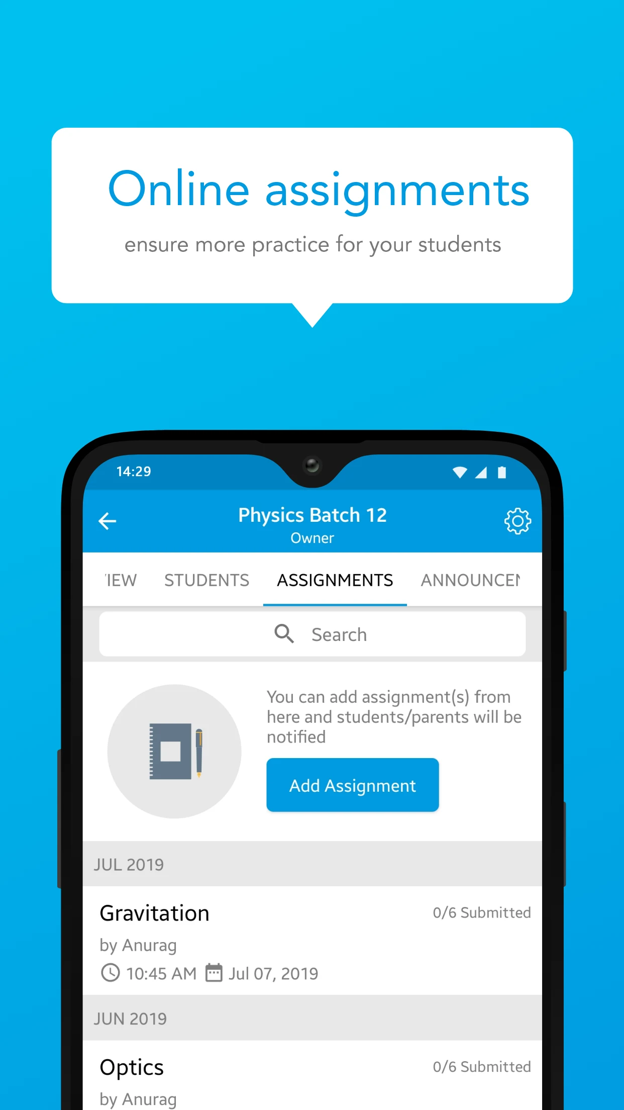 EduRise screenshot