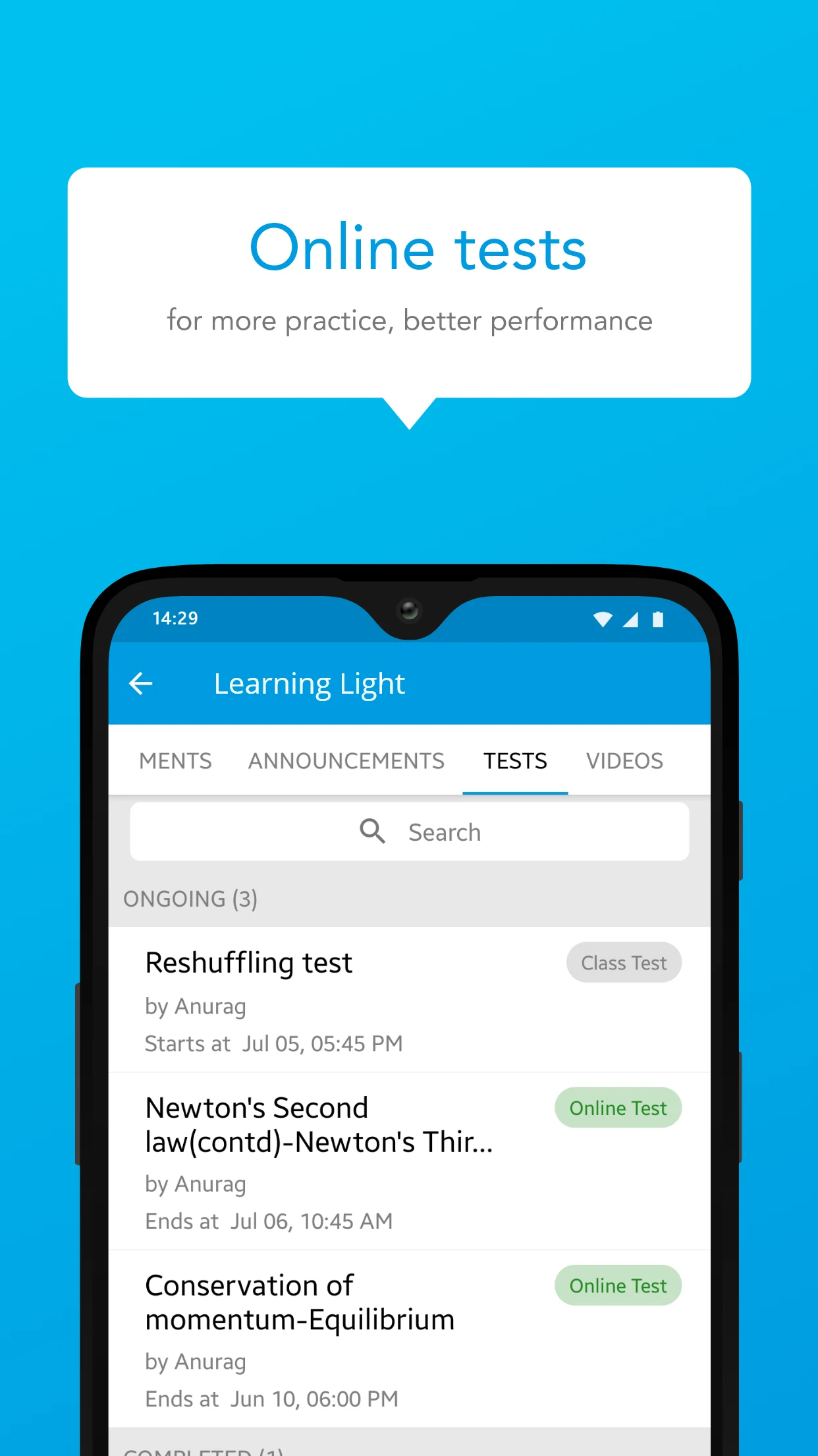 EduRise screenshot